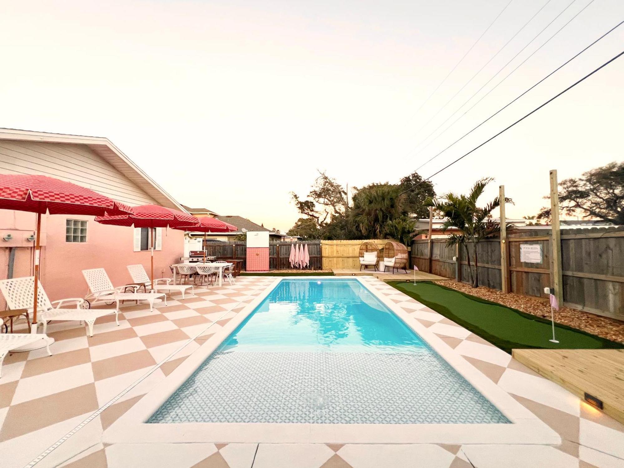 Luxury Villa 3 Blocks From The Beach With Pool A Fire Pit And Outdoor Oasis Cape Canaveral Dış mekan fotoğraf